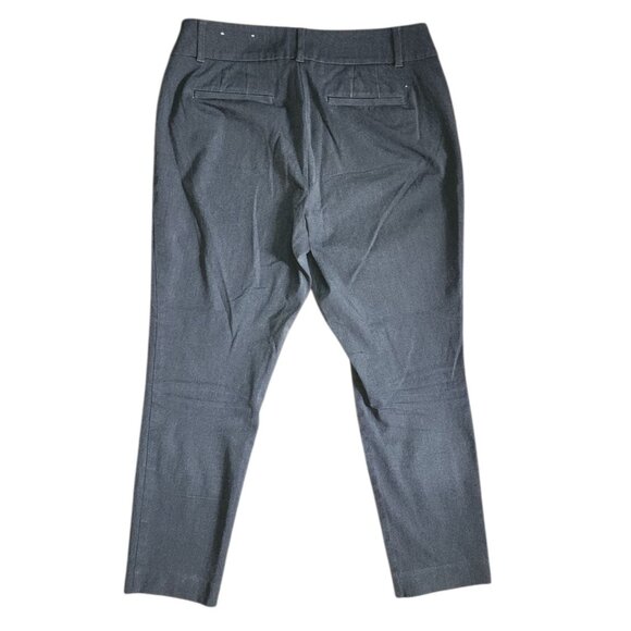 Ann Taylor Loft Pants Womens Size 10 Solid Grey Gray Curvy Skinny Ankle Pockets - Picture 6 of 6